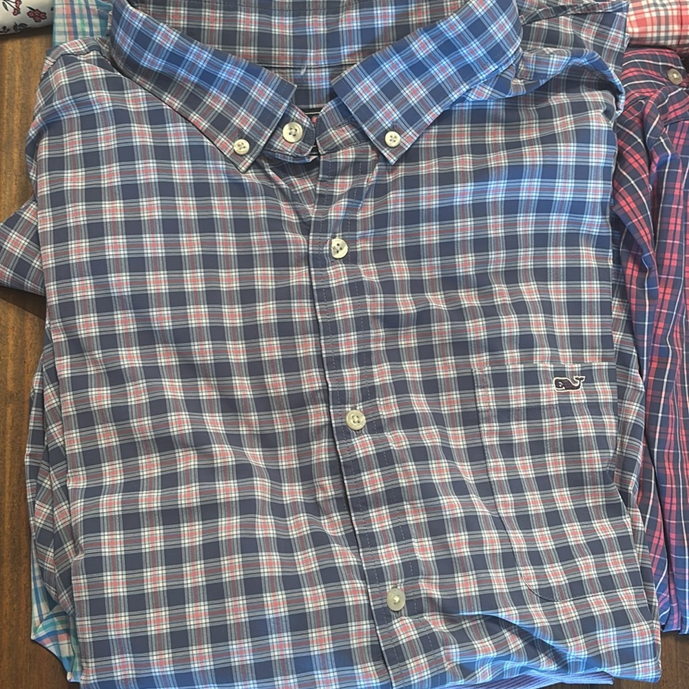 Assorted Men's Button-Down Shirts/Polos- Bundle - image 2